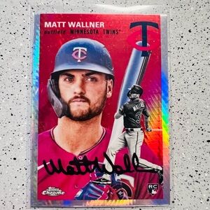 2023 Topps Chrome Platinum Prism Refractor Matt Wallner 111 Minnesota Twins NM💎